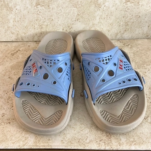 Iceberg Ice Pool Sliders Made in Italy Unisex Sandals - Picture 8 of 8